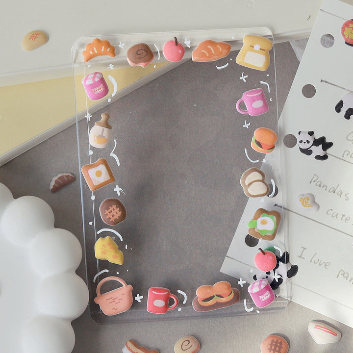 BGM Seat Seal in Mini Breads — BGM decorative sticker — for journaling, planners and scrapbooking, at Cityluxe Singapore