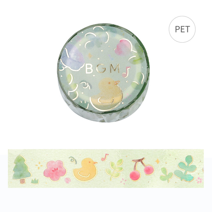 BGM Foil Stamping Clear Tape: Life in Melody — BGM clear tape — transparent adhesive tape, at Cityluxe Singapore