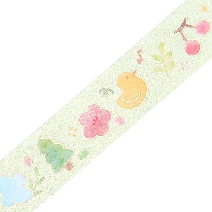 BGM Foil Stamping Clear Tape: Life in Melody — BGM clear tape — transparent adhesive tape, at Cityluxe Singapore