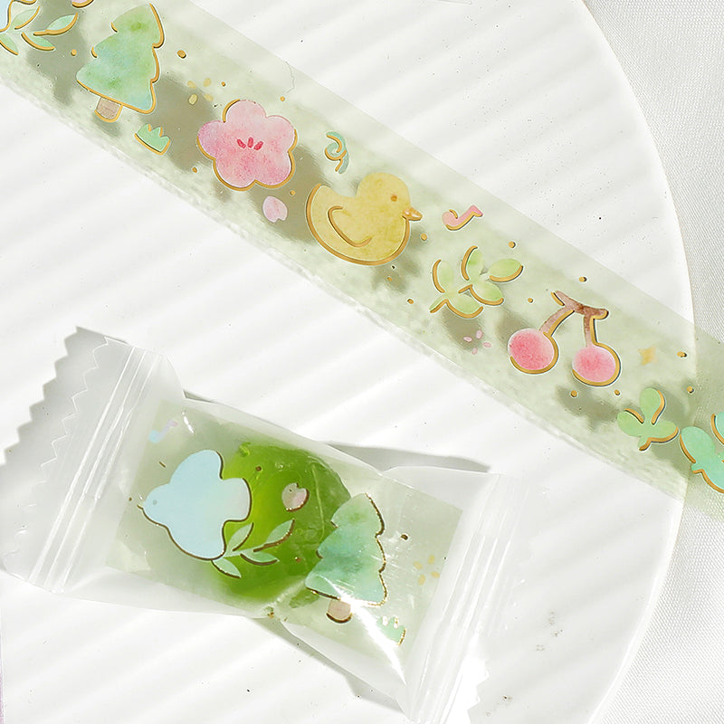 BGM Foil Stamping Clear Tape: Life in Melody — BGM clear tape — transparent adhesive tape, at Cityluxe Singapore