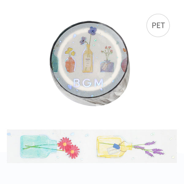 Load image into Gallery viewer, BGM Foil Stamping Clear Tape: Life - Vase for a Single Flower
