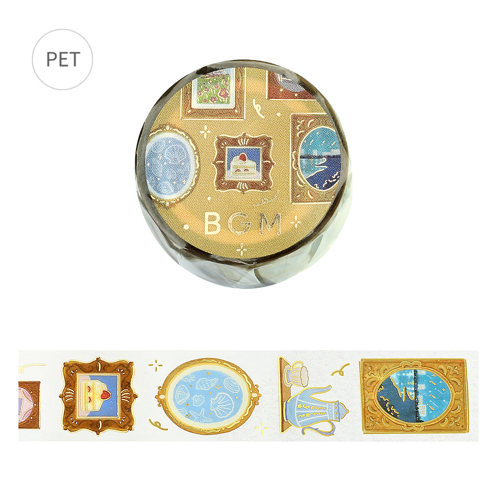 BGM Foil Stamping Clear Tape: Life in Decorative Painting — BGM clear tape — transparent adhesive tape, at Cityluxe Singapore