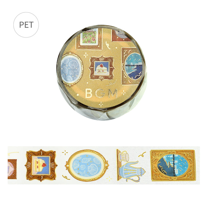 BGM Foil Stamping Clear Tape: Life in Decorative Painting — BGM clear tape — transparent adhesive tape, at Cityluxe Singapore