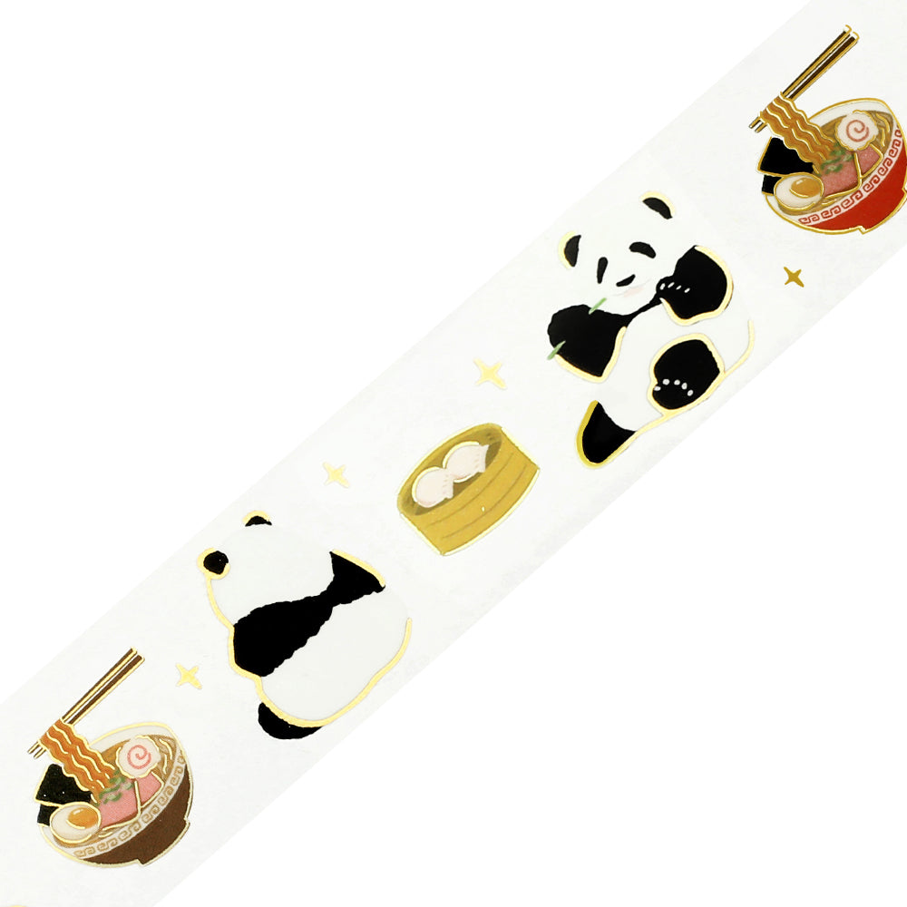 BGM Foil Stamping Clear Tape: Life in Panda Chinese — BGM clear tape — transparent adhesive tape, at Cityluxe Singapore