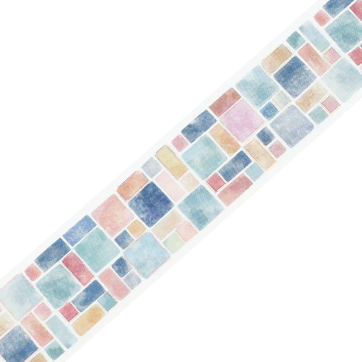 BGM Foil Stamping Clear Tape: Life in Tile Pattern — BGM clear tape — transparent adhesive tape, at Cityluxe Singapore