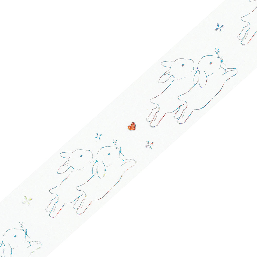 BGM Foil Stamping Clear Tape: Life in Bunny — BGM clear tape — transparent adhesive tape, at Cityluxe Singapore