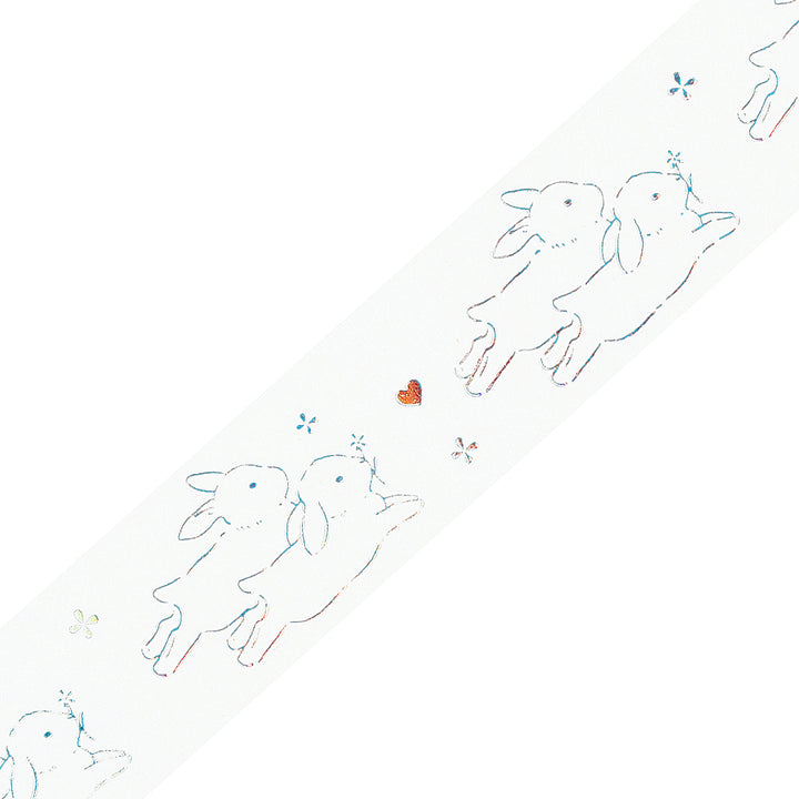 BGM Foil Stamping Clear Tape: Life in Bunny — BGM clear tape — transparent adhesive tape, at Cityluxe Singapore