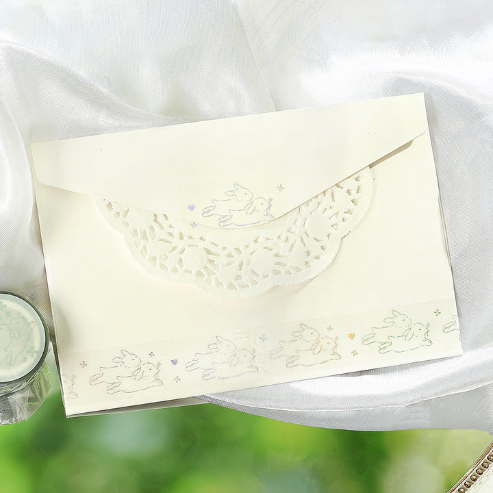 BGM Foil Stamping Clear Tape: Life in Bunny — BGM clear tape — transparent adhesive tape, at Cityluxe Singapore