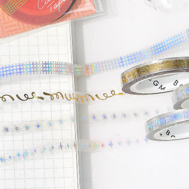 BGM Clear Tape in Little Star — BGM clear tape — transparent adhesive tape, at Cityluxe Singapore