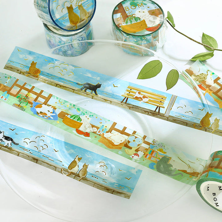 BGM Summer Limited Edition Clear Tape: Cats&