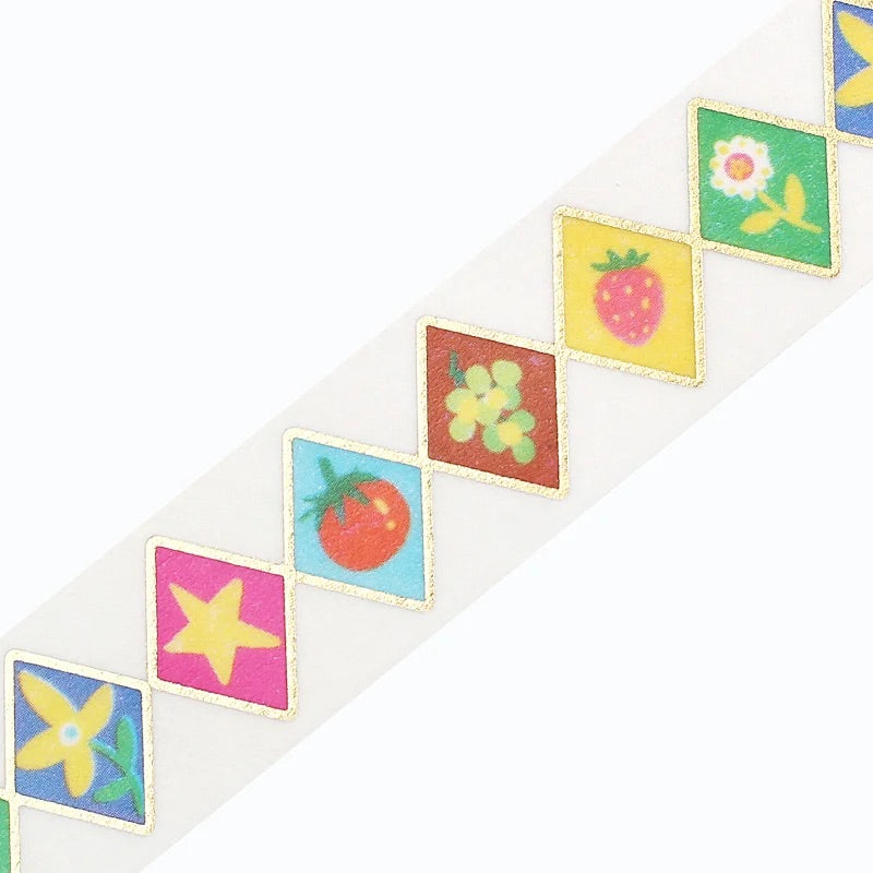 BGM Foil Stamping Masking Tape: Life in Colorful Miscellaneous Goods — BGM washi tape — decorative Japanese paper tape for journaling and craft, at Cityluxe Singapore