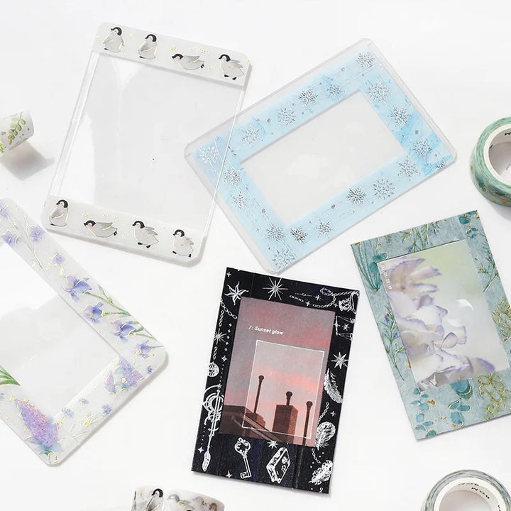 BGM Foil Stamping Masking Tape: Life in Natural/Green — BGM washi tape — decorative Japanese paper tape for journaling and craft, at Cityluxe Singapore