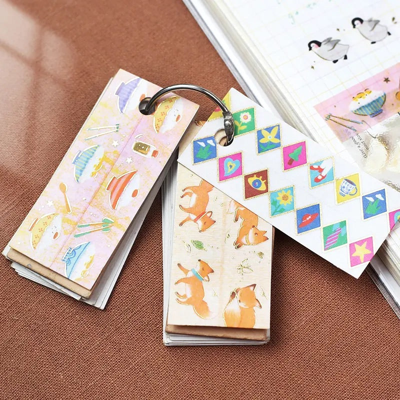BGM Foil Stamping Masking Tape: Life in I Love Rice — BGM washi tape — decorative Japanese paper tape for journaling and craft, at Cityluxe Singapore