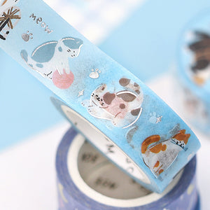 BGM Foil Stamping Masking Tape - Meow