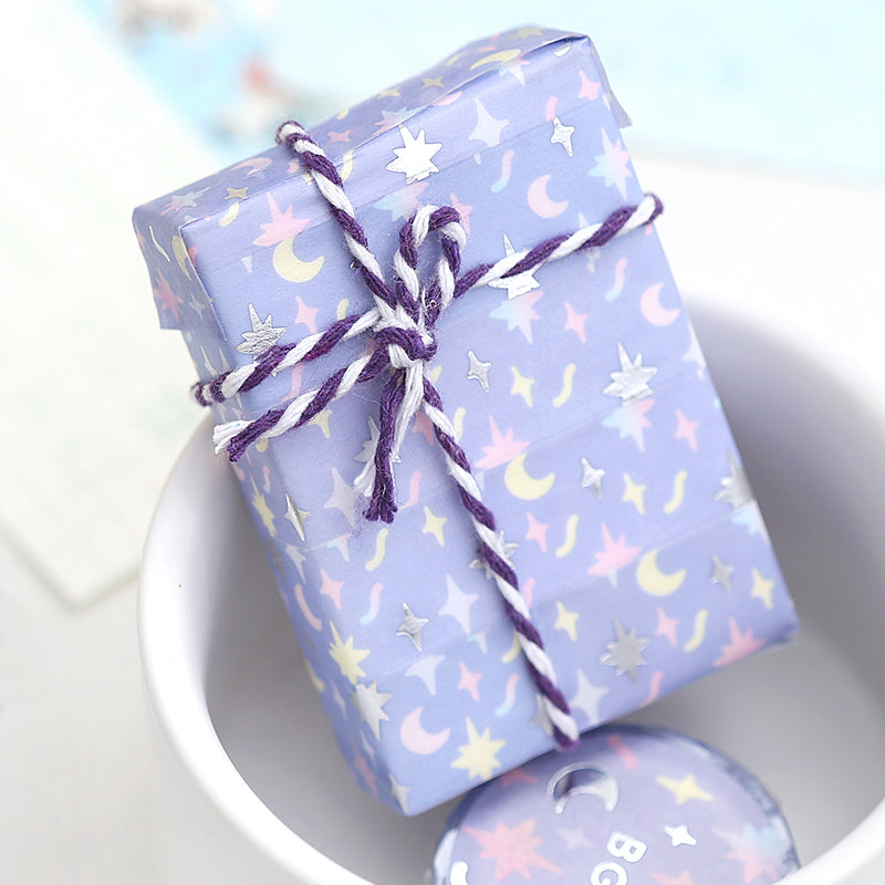 BGM Foil Stamping Masking Tape in Shining — BGM washi tape — decorative Japanese paper tape for journaling and craft, at Cityluxe Singapore
