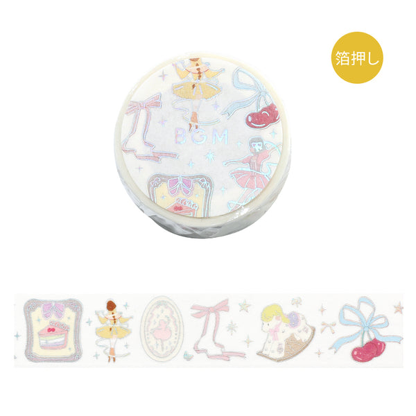 Load image into Gallery viewer, BGM Foil Stamping Masking Tape - Ballerina Yellow
