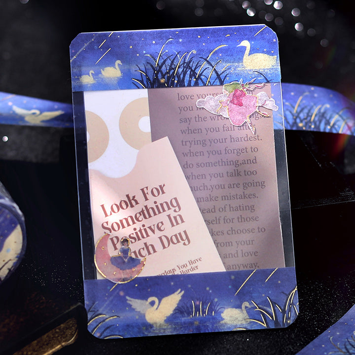 BGM Foil Stamping Masking Tape: Life in Sleeping Forest — BGM masking tape — decorative paper tape for journaling and scrapbooking, at Cityluxe Singapore