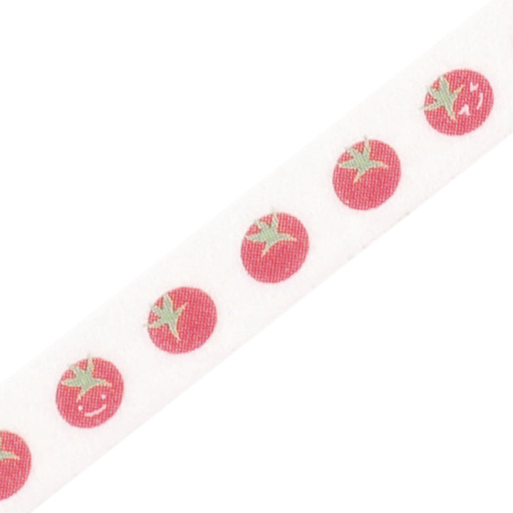 BGM Foil Stamping Masking Tape: Life in Tomato Time — BGM washi tape — decorative Japanese paper tape for journaling and craft, at Cityluxe Singapore