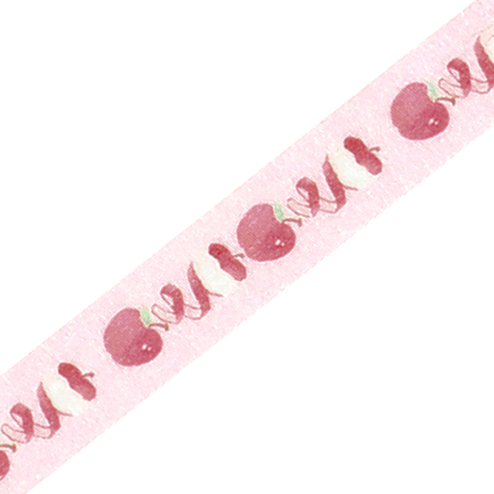 BGM Foil Stamping Masking Tape: Life in Peeled Apples — BGM washi tape — decorative Japanese paper tape for journaling and craft, at Cityluxe Singapore