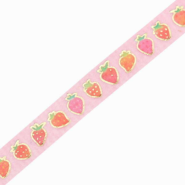 Load image into Gallery viewer, BGM Foil Stamping Masking Tape - Strawberry in Love
