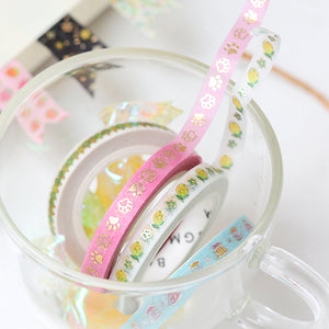 BGM Foil Stamping Masking Tape - Row of Trees