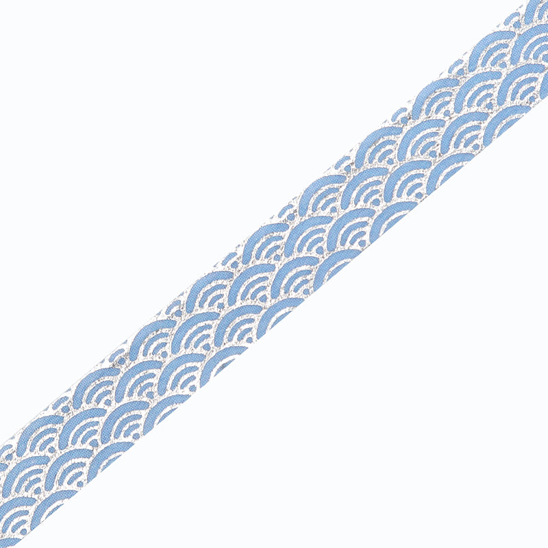 BGM Foil Stamping Masking Tape in Traditional Pattern / Seigaiha — BGM masking tape — decorative paper tape for journaling and scrapbooking, at Cityluxe Singapore