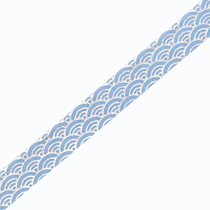 BGM Foil Stamping Masking Tape in Traditional Pattern / Seigaiha — BGM masking tape — decorative paper tape for journaling and scrapbooking, at Cityluxe Singapore