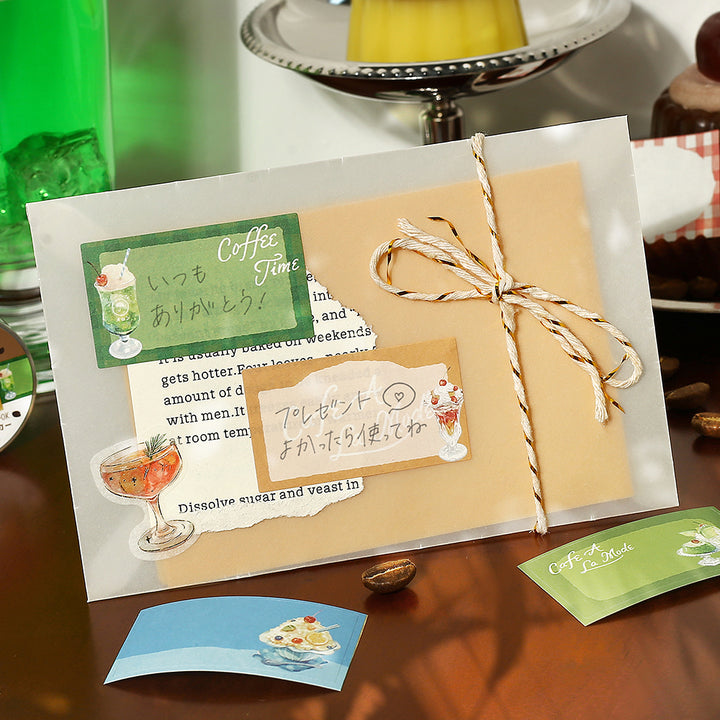 BGM Roll Sticker: Writable - Café à la Mode