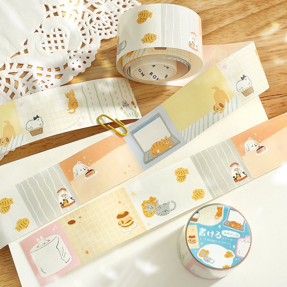 BGM Roll Sticker: Writable - Warm and Cozy Days