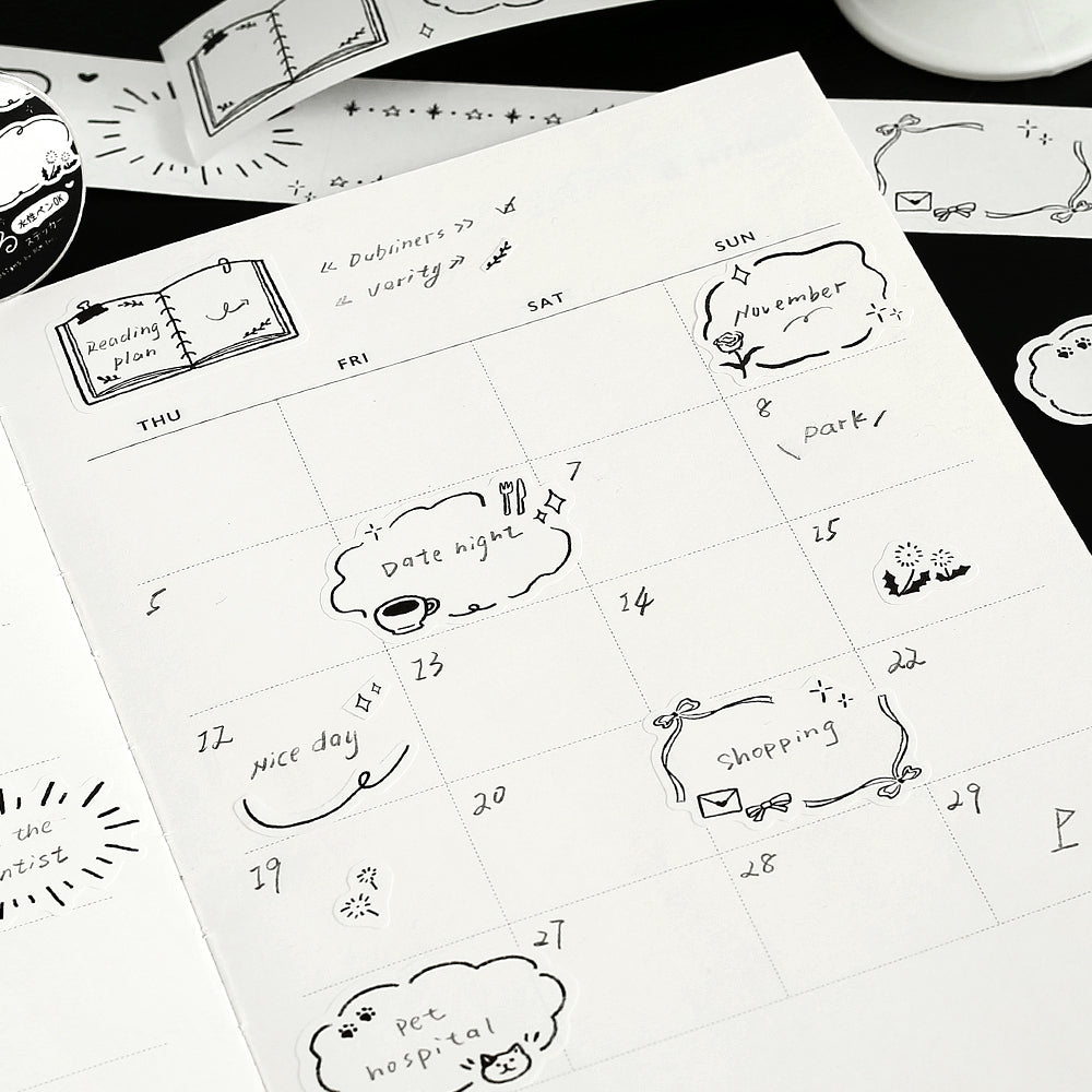 BGM Roll Sticker: Writable - Sketch — in use