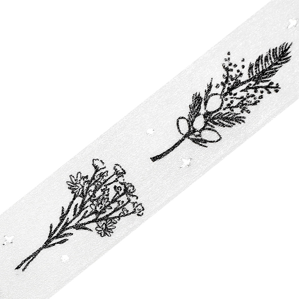 BGM Foil Stamping Masking Tape: Monotone in Swag’ — BGM washi tape — decorative Japanese paper tape for journaling and craft, at Cityluxe Singapore
