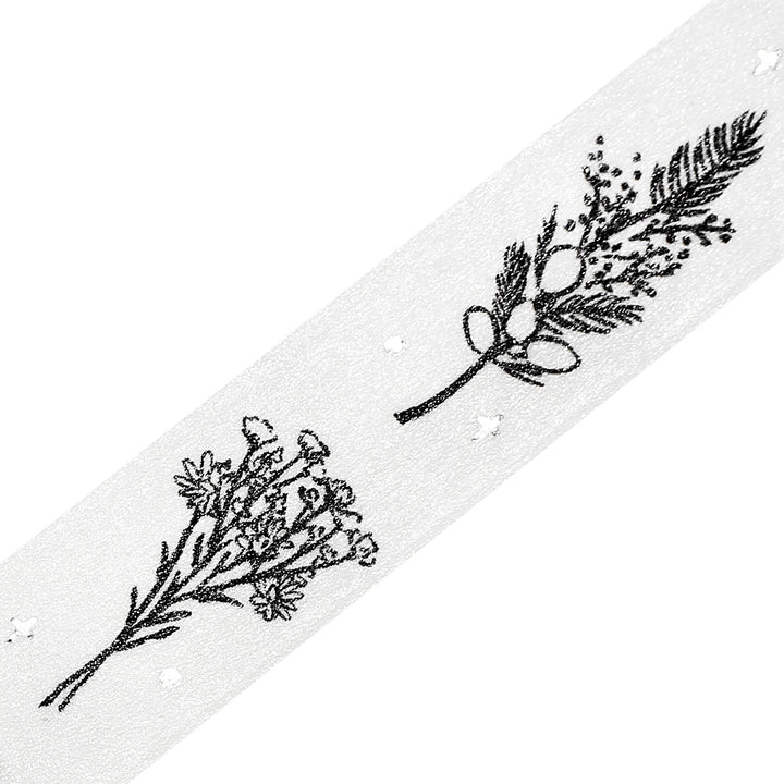 BGM Foil Stamping Masking Tape: Monotone in Swag’ — BGM washi tape — decorative Japanese paper tape for journaling and craft, at Cityluxe Singapore