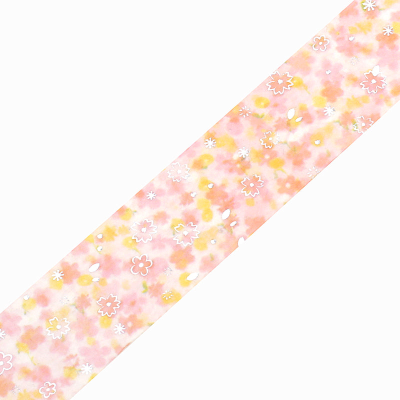 (DC) BGM Foil Stamping Masking Tape: Dreamy Scenery - Cherry Blossoms