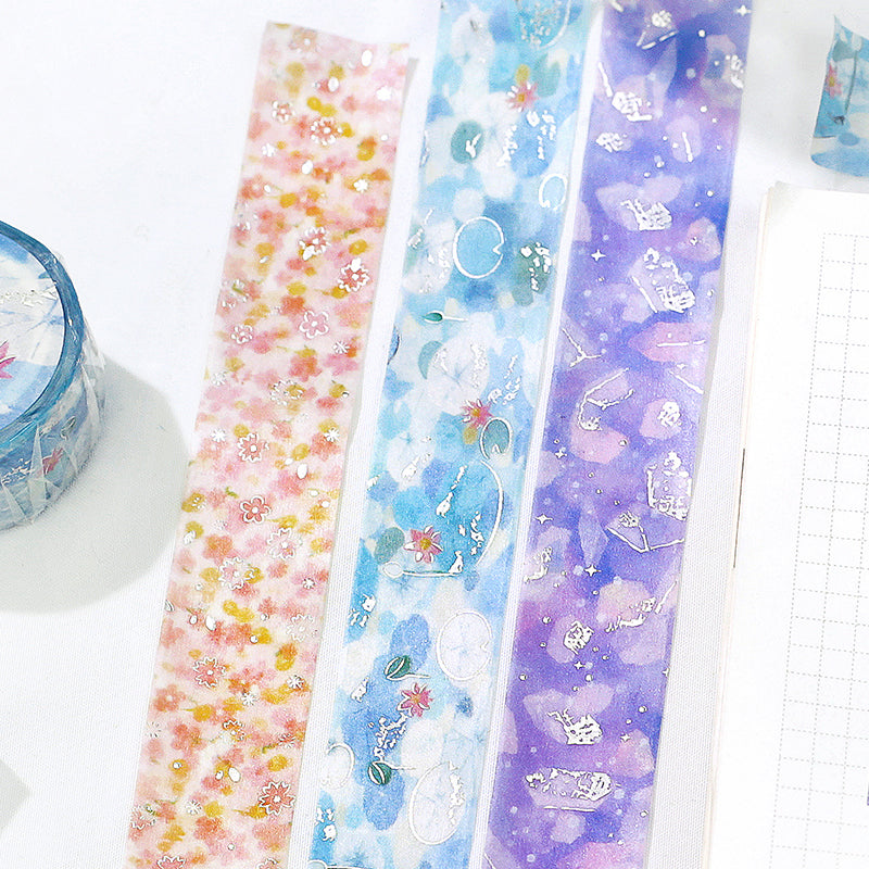 (DC) BGM Foil Stamping Masking Tape: Dreamy Scenery - Cherry Blossoms