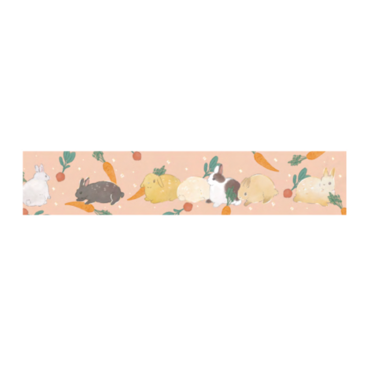 BGM Foil Stamping Masking Tape: Rabbit Country - 3 o&