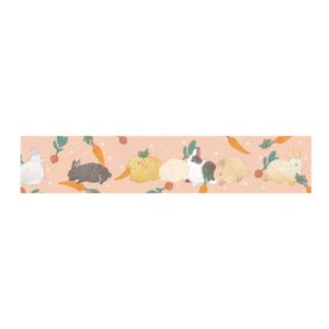 BGM Foil Stamping Masking Tape: Rabbit Country - 3 o'clock Snack