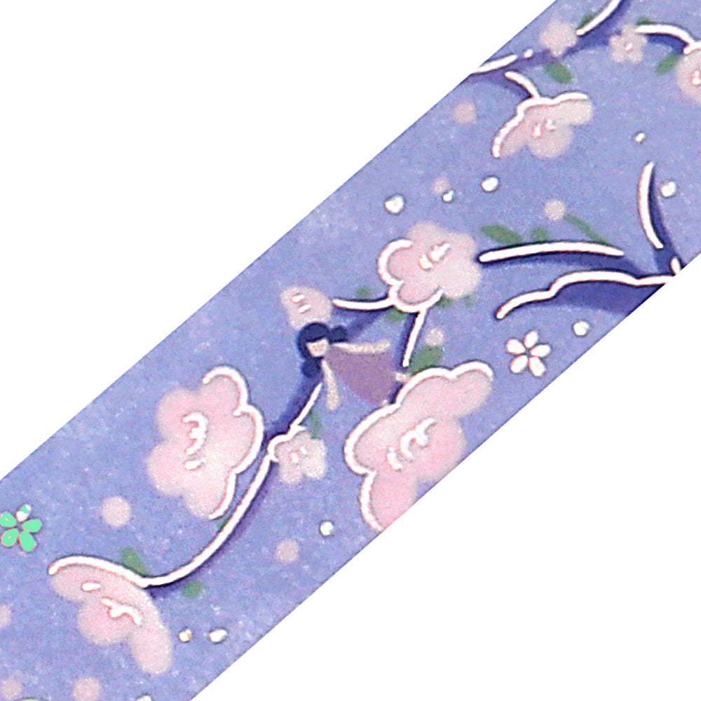 BGM Foil Stamping Masking Tape: Hana Monogatari - Light Purple