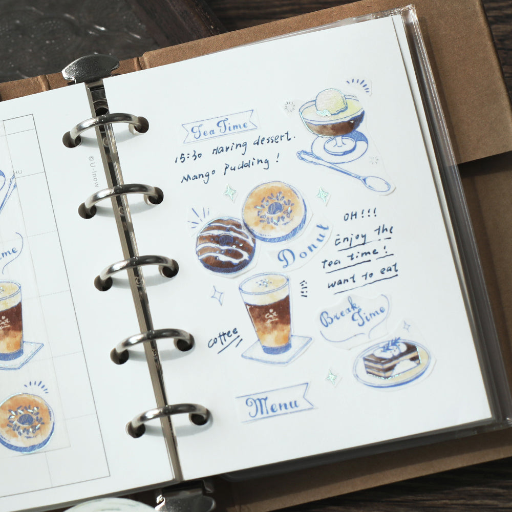 BGM Foil Stamping Masking Tape: Travel, Cafe, and Diary - Mocha — colour swatch