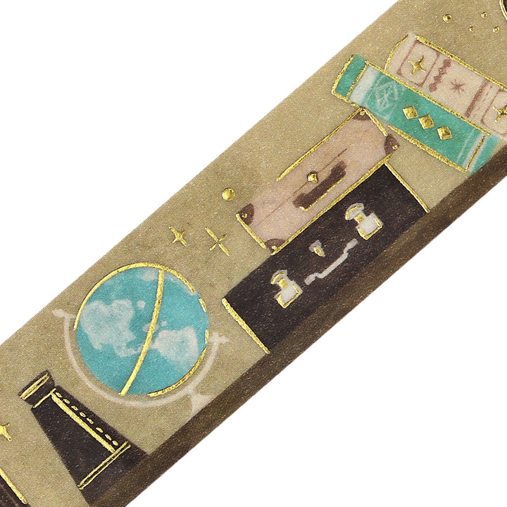 BGM Foil Stamping Masking Tape: Fantasy Bibliotheca Travel