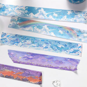 BGM Foil Stamping Masking Tape: Sky Encyclopedia - Morning