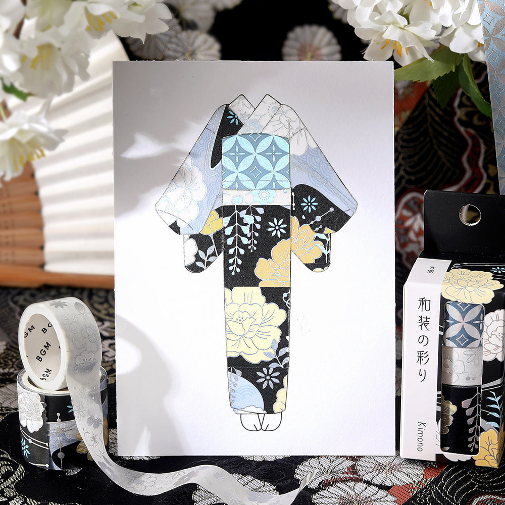 BGM Foil Stamping Masking Tape: The Color of Kimono - Twilight