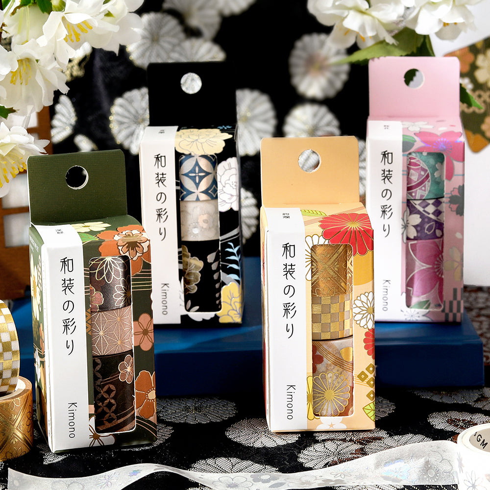 BGM Foil Stamping Masking Tape: The Color of Kimono - Brilliant Splendor — close-up