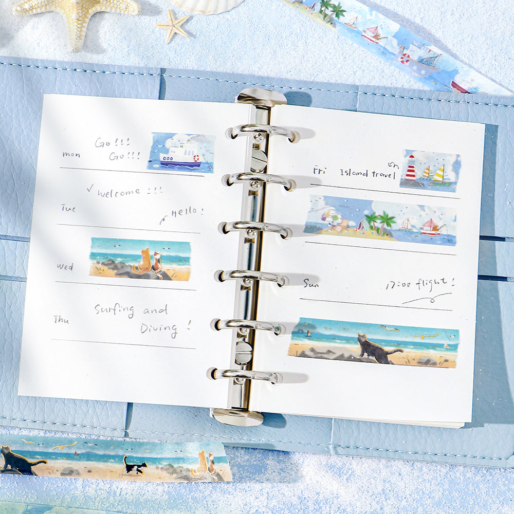 BGM Summer Limited Masking Tape - Summer Harbor — with packaging