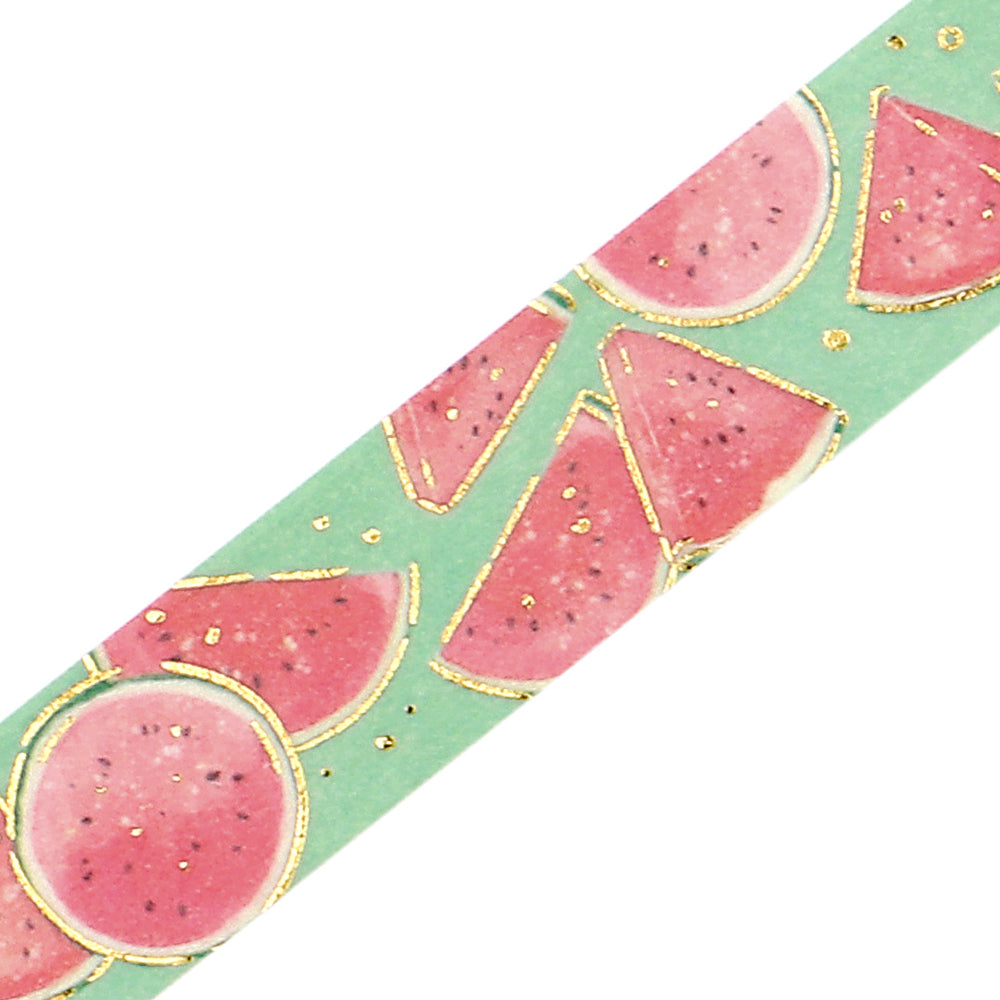 BGM Summer Limited Masking Tape - Summer Watermelon — pattern detail