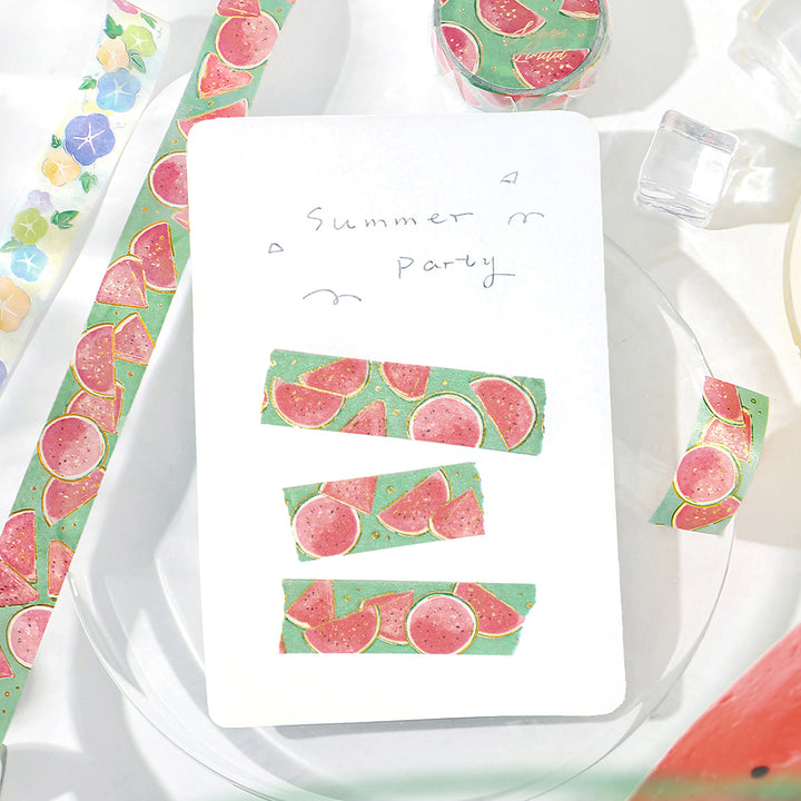 BGM Summer Limited Masking Tape - Summer Watermelon — with packaging