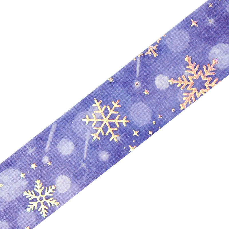 BGM Foil Stamping Winter Limited Edition Masking Tape - Snowflake