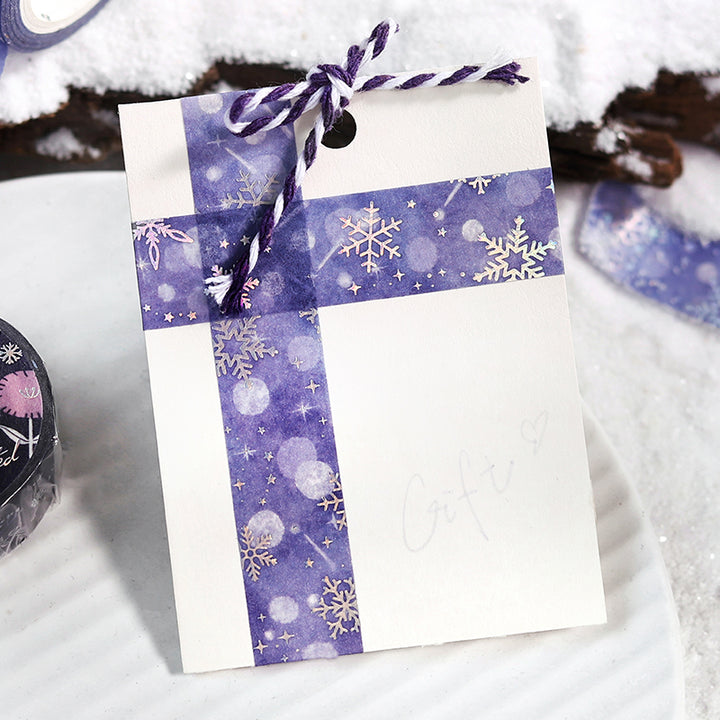 BGM Foil Stamping Winter Limited Edition Masking Tape - Snowflake