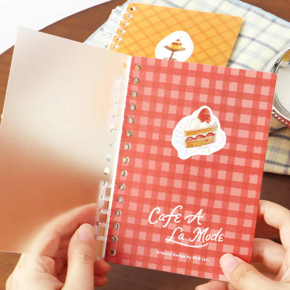 BGM Sticker Collection Album: Café à la Mode Shortcake — BGM decorative sticker — for journaling, planners and scrapbooking, at Cityluxe Singapore