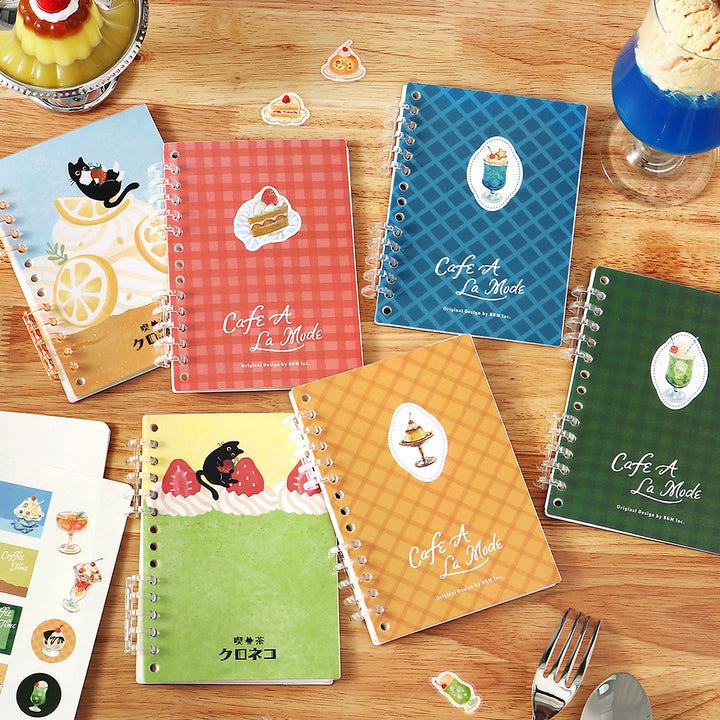 BGM Sticker Collection Album: Café à la Mode Shortcake — BGM decorative sticker — for journaling, planners and scrapbooking, at Cityluxe Singapore