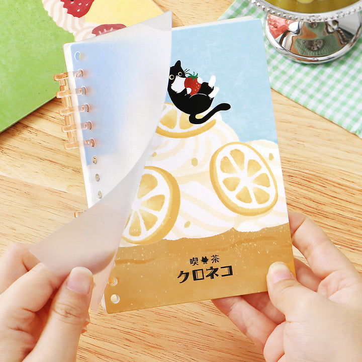 BGM Sticker Collection Album: Black Cat and Lemon Cake — with packaging